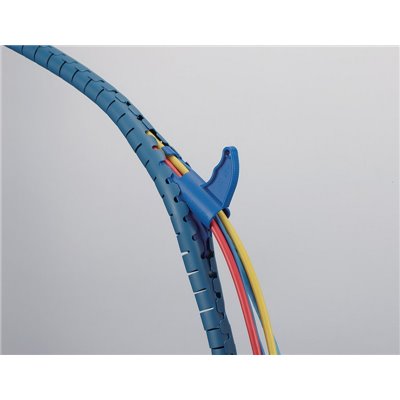 Cable cover HWPPMC16-PP/SS-BU HellermannTyton, blue, 25m