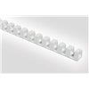 Flexible cable duct HelaDuct Flex10SK-PP-WH HellermannTyton, white, 100 pcs.