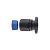 Conduit fitting Helaguard HGL28-SFL-PA66/TPE-BK HellermannTyton, black, 10 pcs.