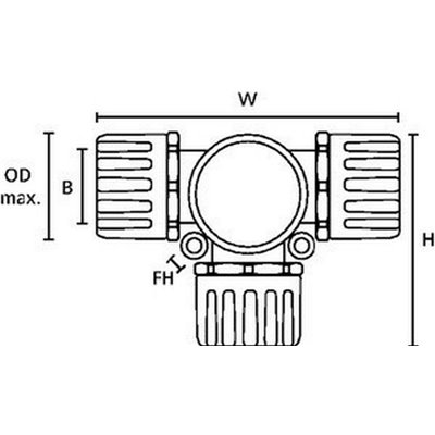 T-Connectora HelaGuard HG20-T 3pcs. HellermannTyton