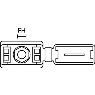 Clip for corrugated conduits HelaGuard PACC34 10pcs. HellermannTyton