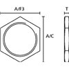 Locknut HelaGuard ALNPB-M16 10pcs. HellermannTyton