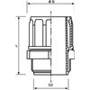 Conduit fitting FlexiGuard FG56-PG48 10pcs. HellermannTyton