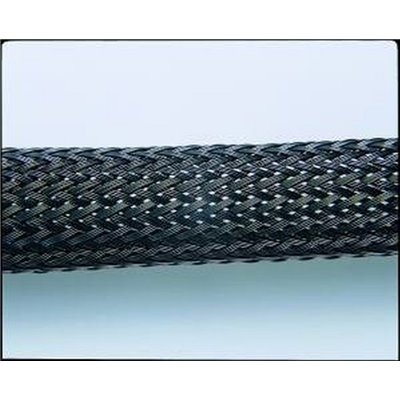 Braided sleeve Helagaine HEGPX20-PET-BK 100m HellermannTyton