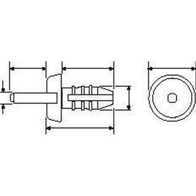 Rivets Ductafix R6-N6-OG 500pcs. HellermannTyton