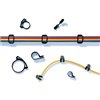 Plastic hose clamp SNP1-POM-WH HellermannTyton, white, 100 pcs.