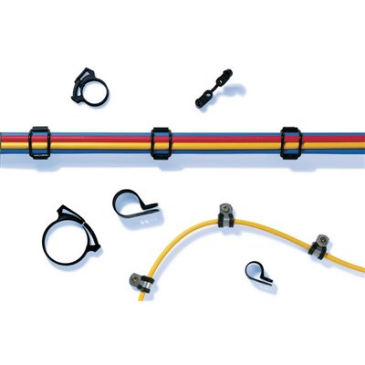 Plastic hose clamp SNP58(E)-POM-NA HellermannTyton, natural, 100 pcs.