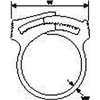 Plastic hose clamp SNP2-PA66GF13-BK 100pcs. HellermannTyton