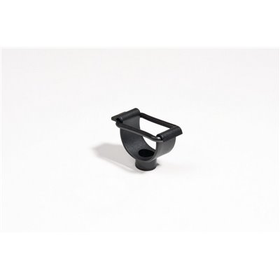 Cable clip R2-PVC-BK HellermannTyton, black, 500 pcs.