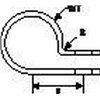 Fixing P-clamp H2P-HS-BK 100pcs. HellermannTyton