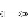 Fixing P-clamp H2P-HS-BK 100pcs. HellermannTyton