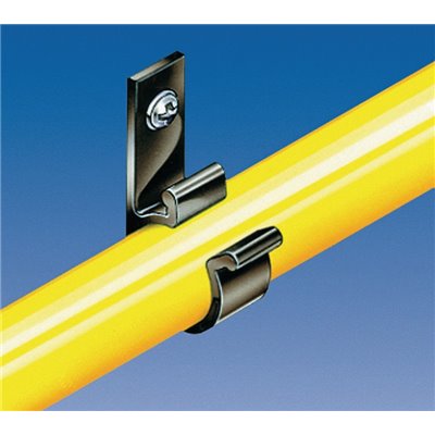 Cable clip for screw fixation 4D10-POM-BK HellermannTyton, black, 100 pcs.