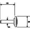 Rivet TY8P2-N66-NA 1000pcs. HellermannTyton