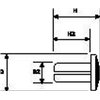 Rivet TY8P2-N66-NA 1000pcs. HellermannTyton