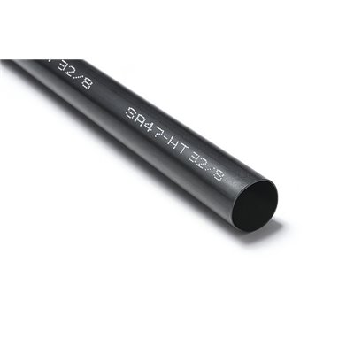 Heat shrinkable tubing adhesive lined 4:1 SA47-HT 9.0/2.3-PO-X-BK HellermannTyton, 1.2m, black