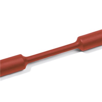 Heat shrinkable tubing 2:1 TF21-4,8/2,4-POX-RD 60m HellermannTyton