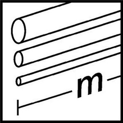 Heat shrinkable tubing 2:1 TK20-4,8/2,4-PVDF-CL 50pcs. HellermannTyton