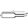 Heat shrinkable tubing 3:1 TA37-3/1-POX-BK 50pcs. HellermannTyton