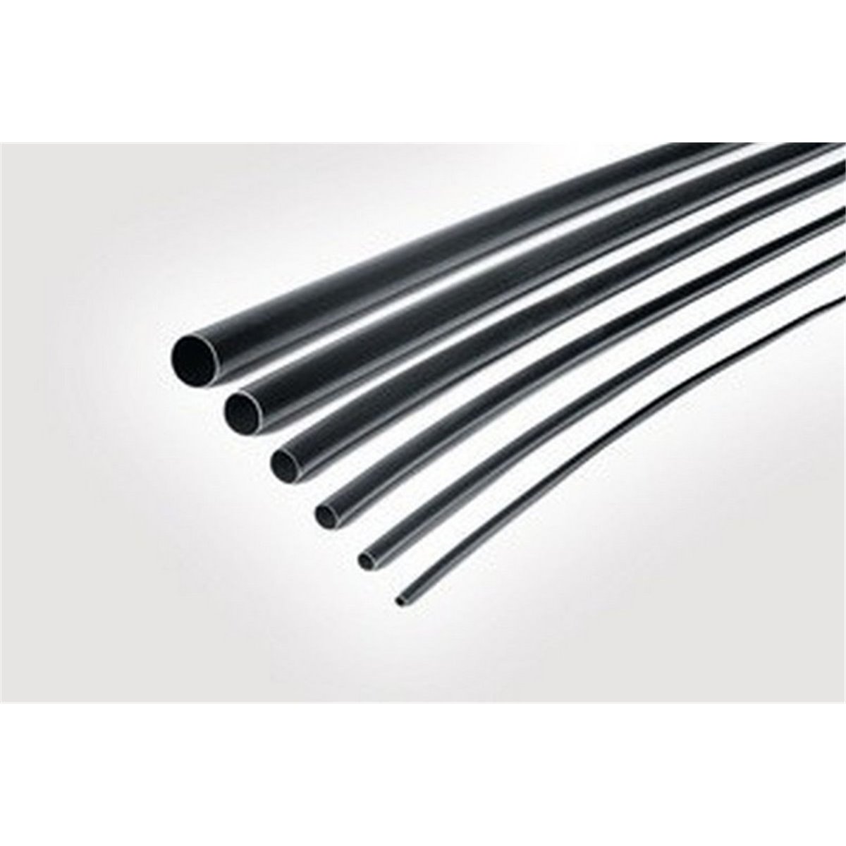 Heat shrinkable tubing 3:1 TA37-4,5/1,5-POX-BK 250pcs. HellermannTyton