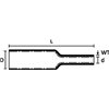 Heat shrinkable tubing 3:1 TA37-4,5/1,5-POX-BK 250pcs. HellermannTyton