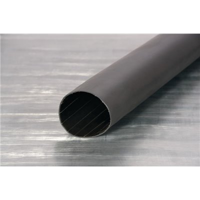 Heat shrinkable tubing adhesive lined 3.5:1 HA40-55/16-PO-X-BK HellermannTyton, black, 2m