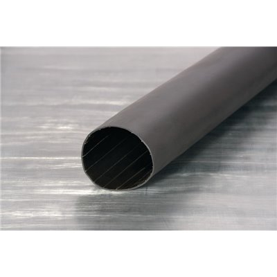 Heat shrinkable tubing adhesive lined 4:1 HA40-92/25-PO-X-BK HellermannTyton, black, 2m