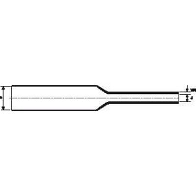 Heat shrinkable tubing adhesive lined 3,5:1 TREDUX-HA47-13/4 6pcs. HellermannTyton