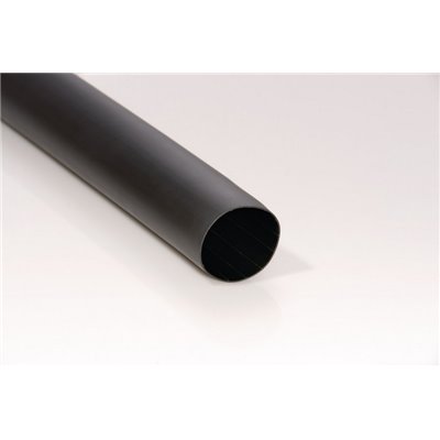 Heat shrinkable tubing adhesive lined 4:1 MA40-16/5-PO-X-BK HellermannTyton, black, 160m