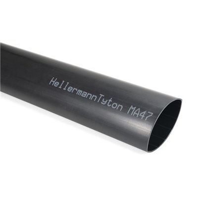 Heat shrinkable tubing adhesive lined 4:1 MA47-8/2-PO-X-BK HellermannTyton, black, 20 pcs.