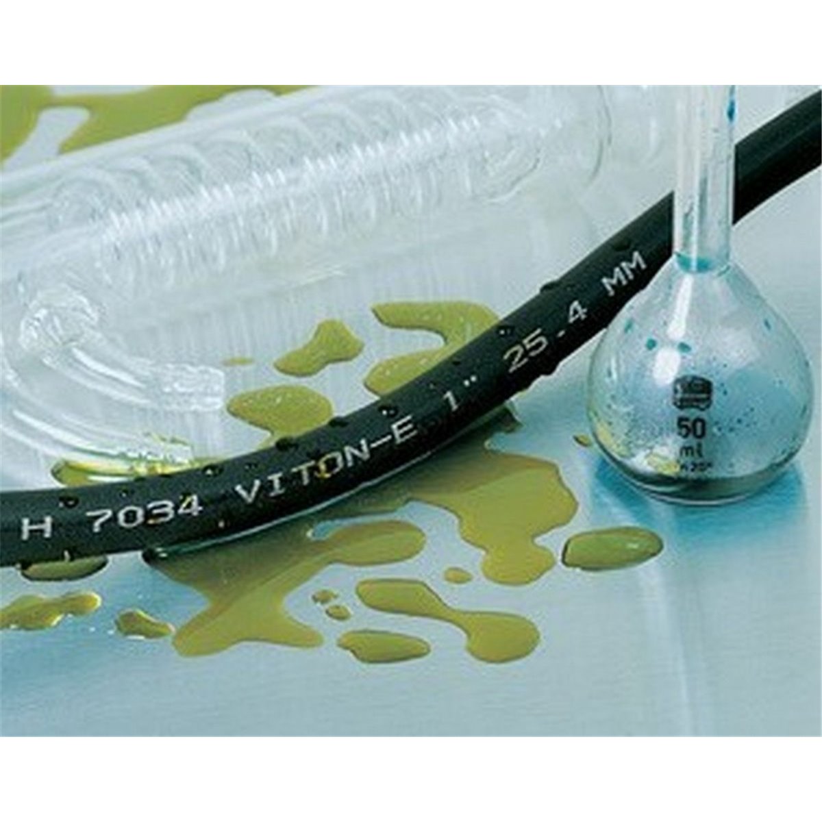 Heat shrinkable tubing 2:1 VITON-E-9,5/4,8-FPMX-BK 25m HellermannTyton
