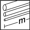 Heat shrinkable tubing 2:1 TFE2-24-1,27/0,69-PTFE-CL 50pcs. HellermannTyton
