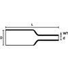 Heat shrinkable tubing 4:1 TFE4-3/16-4,75/1,27-PTFE-CL 50pcs. HellermannTyton