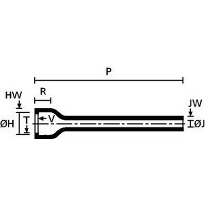 Kształtka termokurczliwa 131-1-G VG 95343 T06 D 003 A HellermannTyton