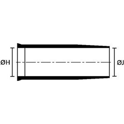 Heat shrinkable moulded shape 153-62-HW21 VG 95343 T29 B 002 A HellermannTyton