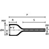 Heat shrinkable moulded shape 176-1-G VG 95343 T06 D 011 A HellermannTyton