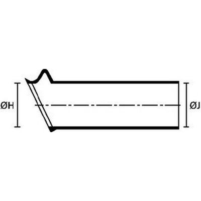 Right-angle heat shrinkable moulded shape 1122-1-G VG 95343 T06 F 002 A HellermannTyton